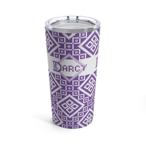 Fair Isle Diamonds Knitting Tumbler